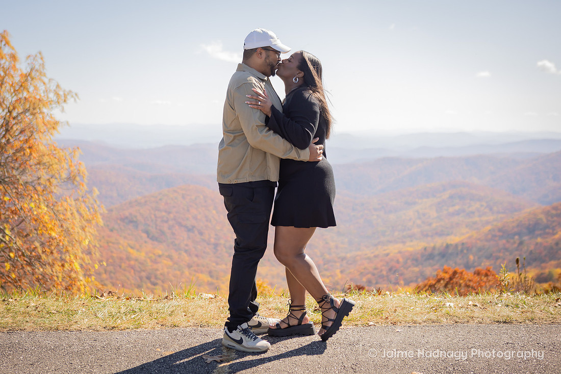 Surprise Proposal Response Photography Asheville