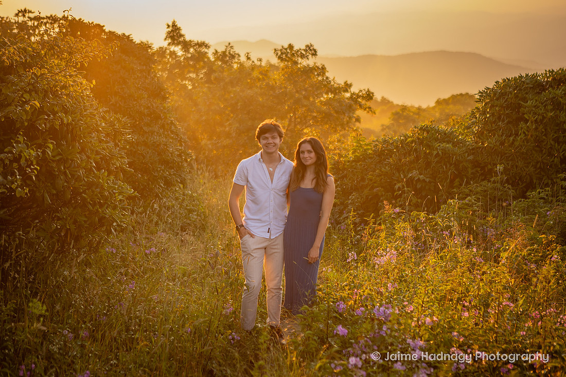 Golden Hour Outdoor Hiking Photo Session | Asheville Family Photographer