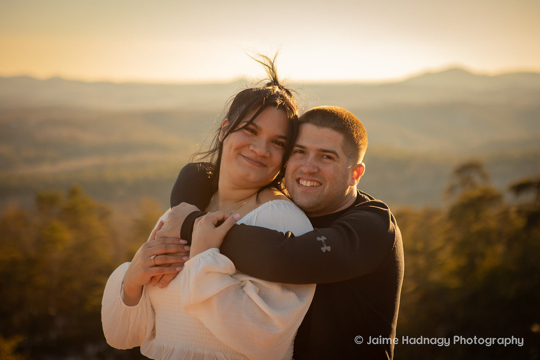 Engagement Photos at Bald Rock | WNC Photographer